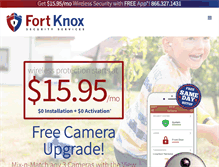 Tablet Screenshot of fortknoxhomesecurity.com
